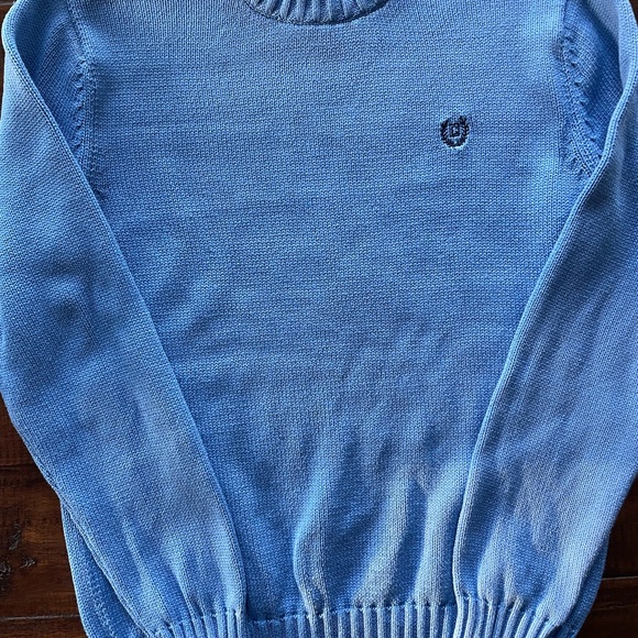 CHAPS Blue Knit Sweater- size medium - Picture 1 of 4